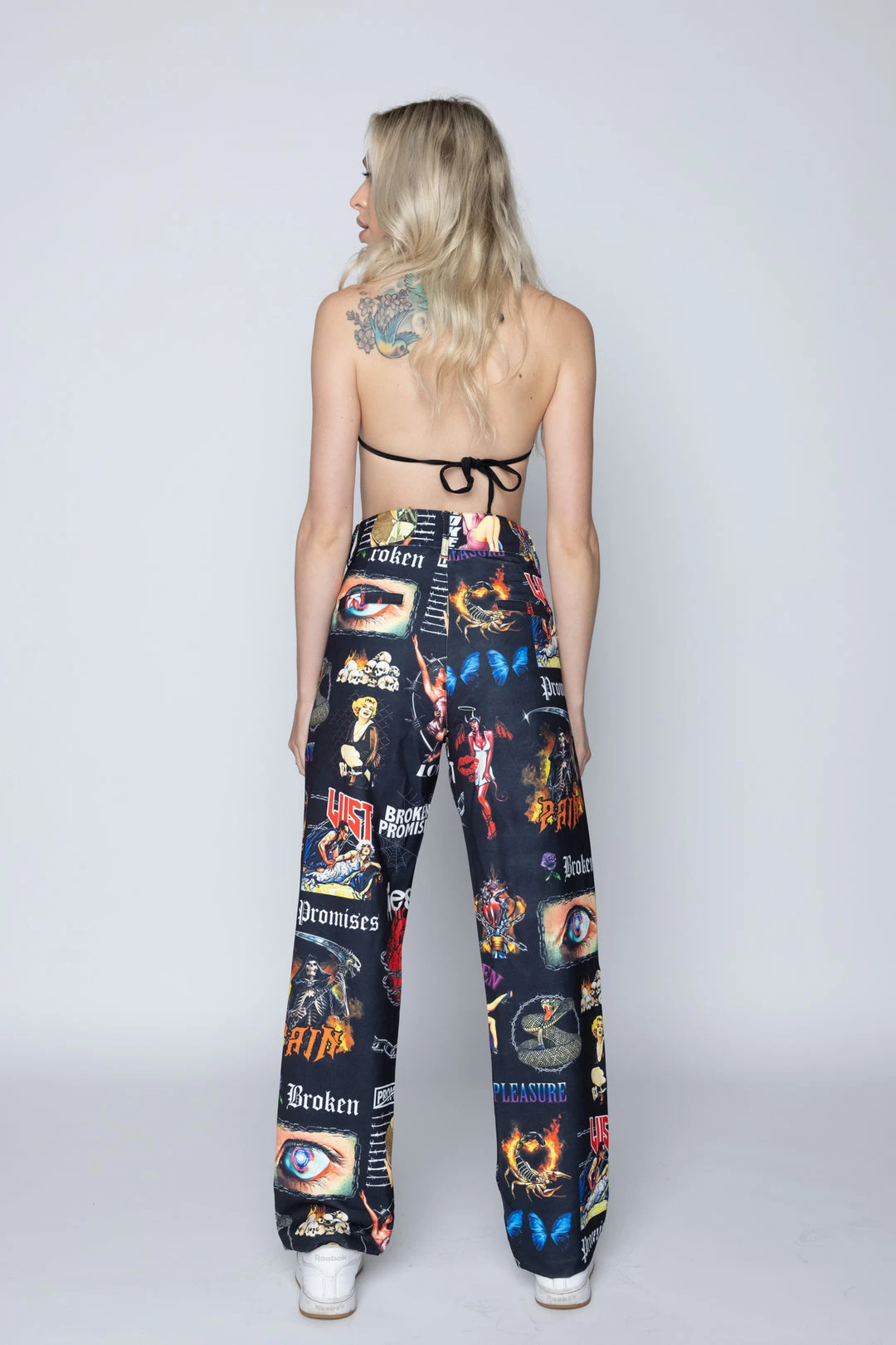 BROKEN PROMISES Bottoms Guilty Pleasure Skate Pant Black