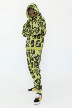 BROKEN PROMISES Reaper Guide Green Hoodie