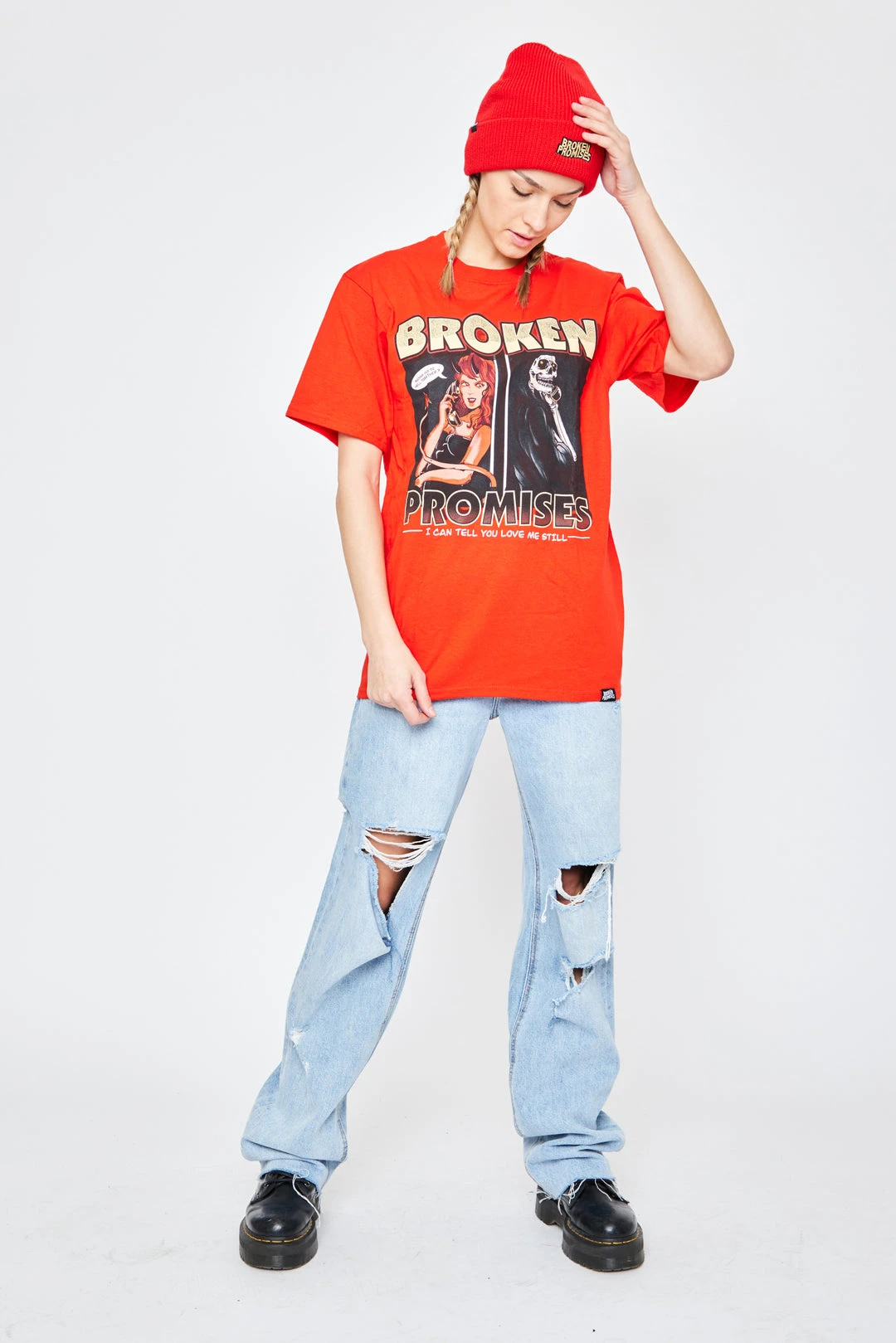 BROKEN PROMISES Last Call Tee Red