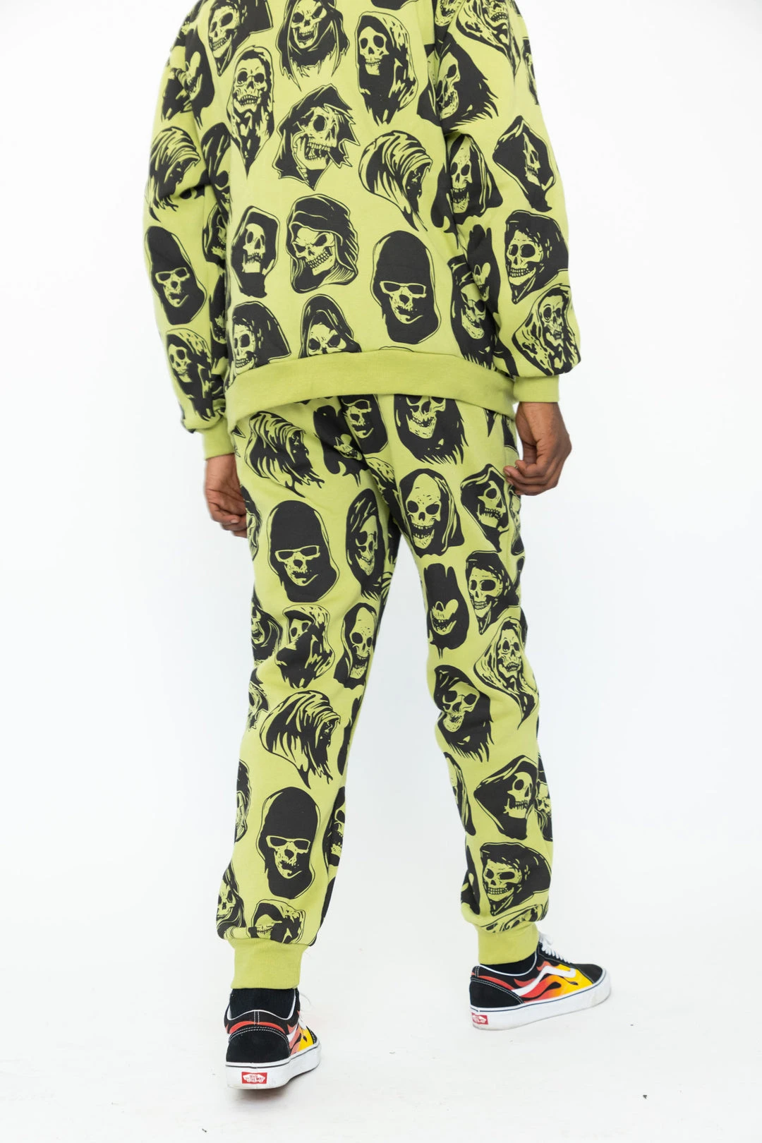 BROKEN PROMISES Reaper Guide Green Joggers Bottoms