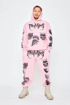 CASH Secret Crush Sweats Pink Bottoms