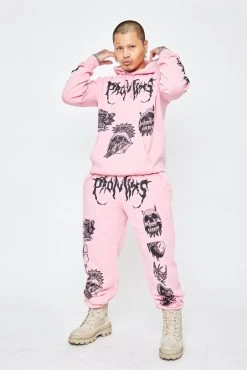 CASH Secret Crush Hoodie Pink Hoodies