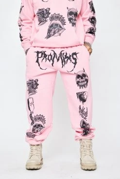 CASH Secret Crush Sweats Pink Bottoms