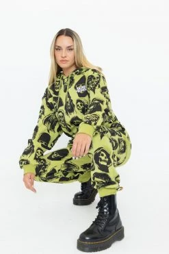 BROKEN PROMISES Reaper Guide Green Hoodie