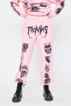 CASH Secret Crush Sweats Pink Bottoms