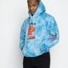 BROKEN PROMISES Hoodies Sad Boy Tie Dye Hoodie Blue - BP X Hot Stuff