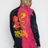 BROKEN PROMISES Shirts Play With Fire Split Dye L/S - BP X Hot Stuff