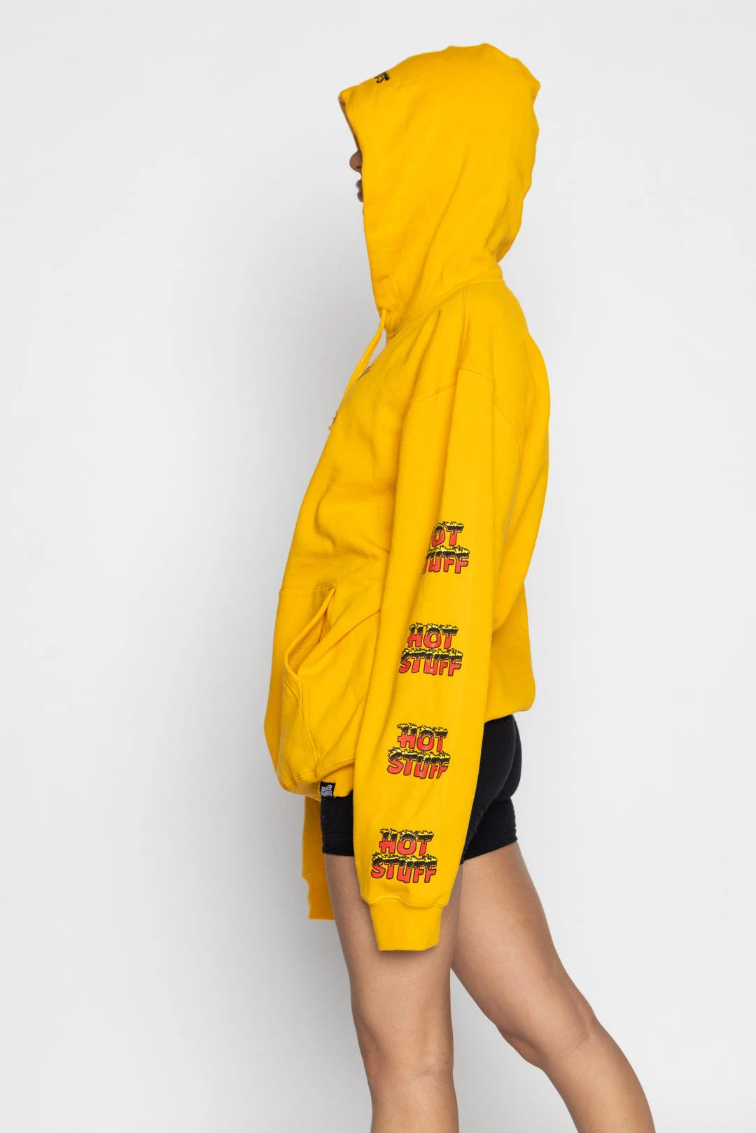 BROKEN PROMISES Chillax Hoodie Gold - BP X Hot Stuff Hoodies