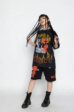 BROKEN PROMISES Shirts Cobra SST Black - BP X Hot Stuff