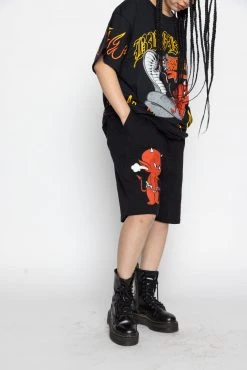 BROKEN PROMISES Hey Hot Stuff Shorts Bottoms