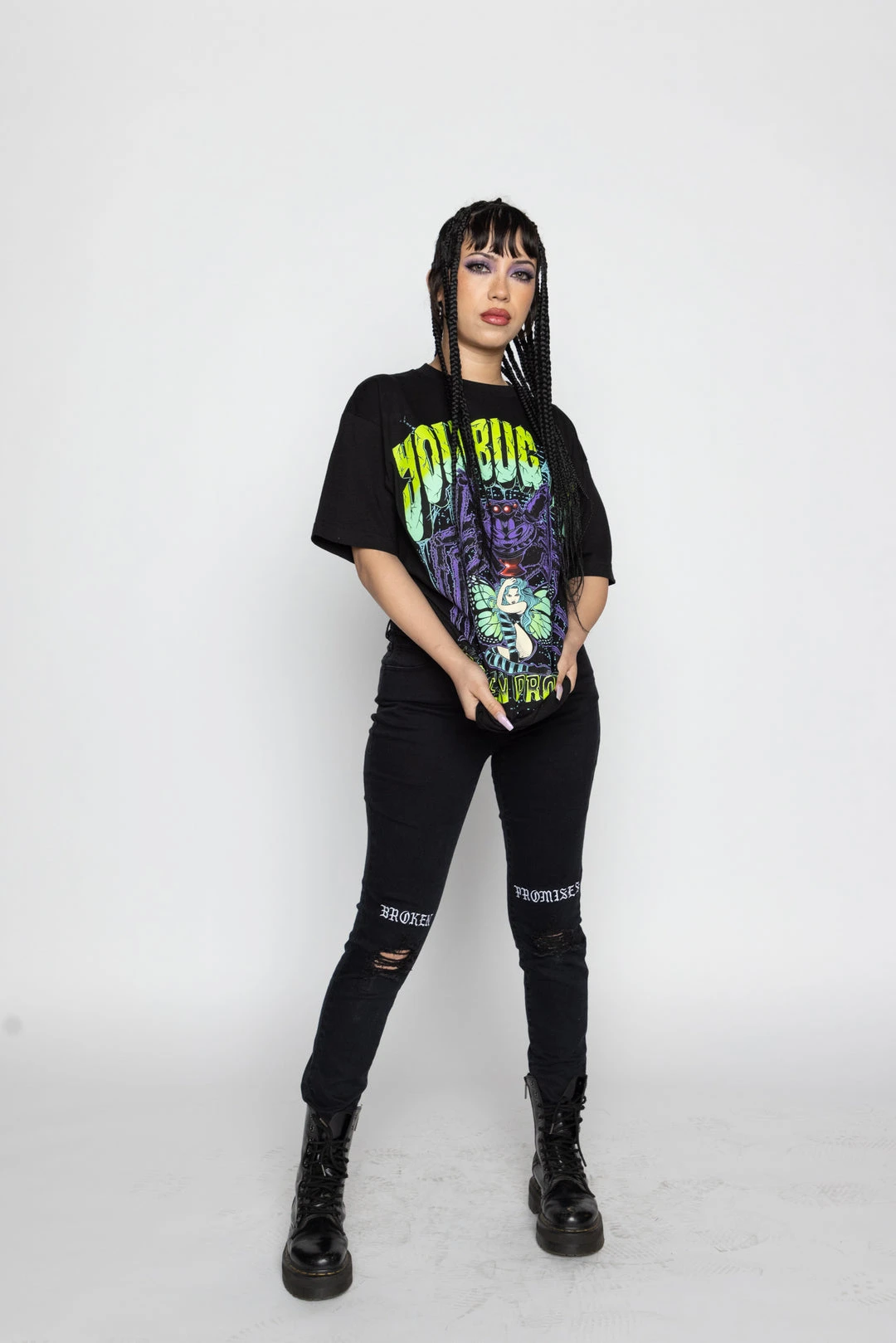 BROKEN PROMISES You Bug Me Tee Black Shirts