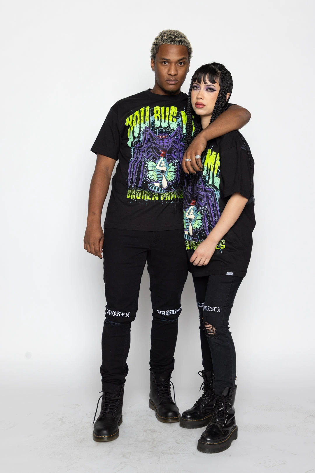 BROKEN PROMISES You Bug Me Tee Black Shirts