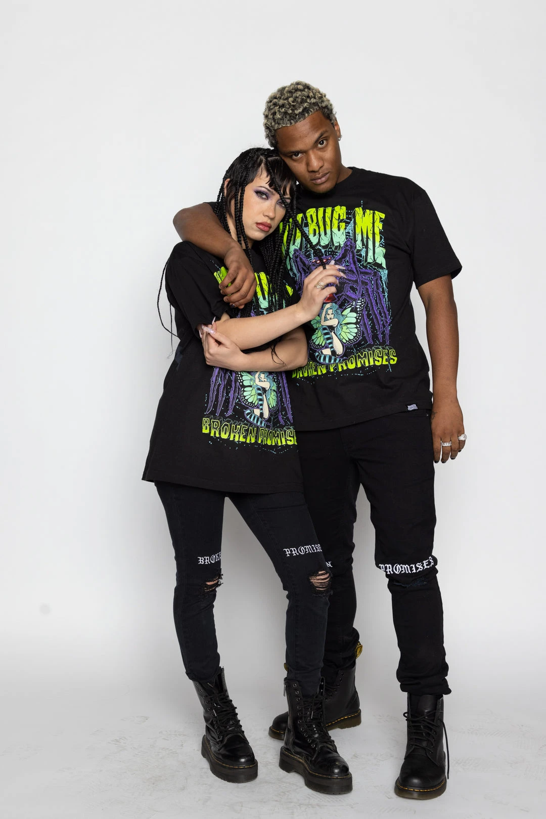 BROKEN PROMISES You Bug Me Tee Black Shirts