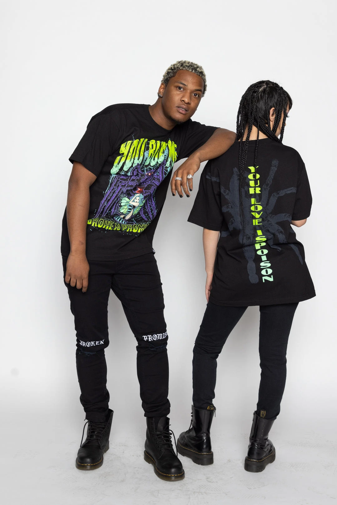 BROKEN PROMISES You Bug Me Tee Black Shirts