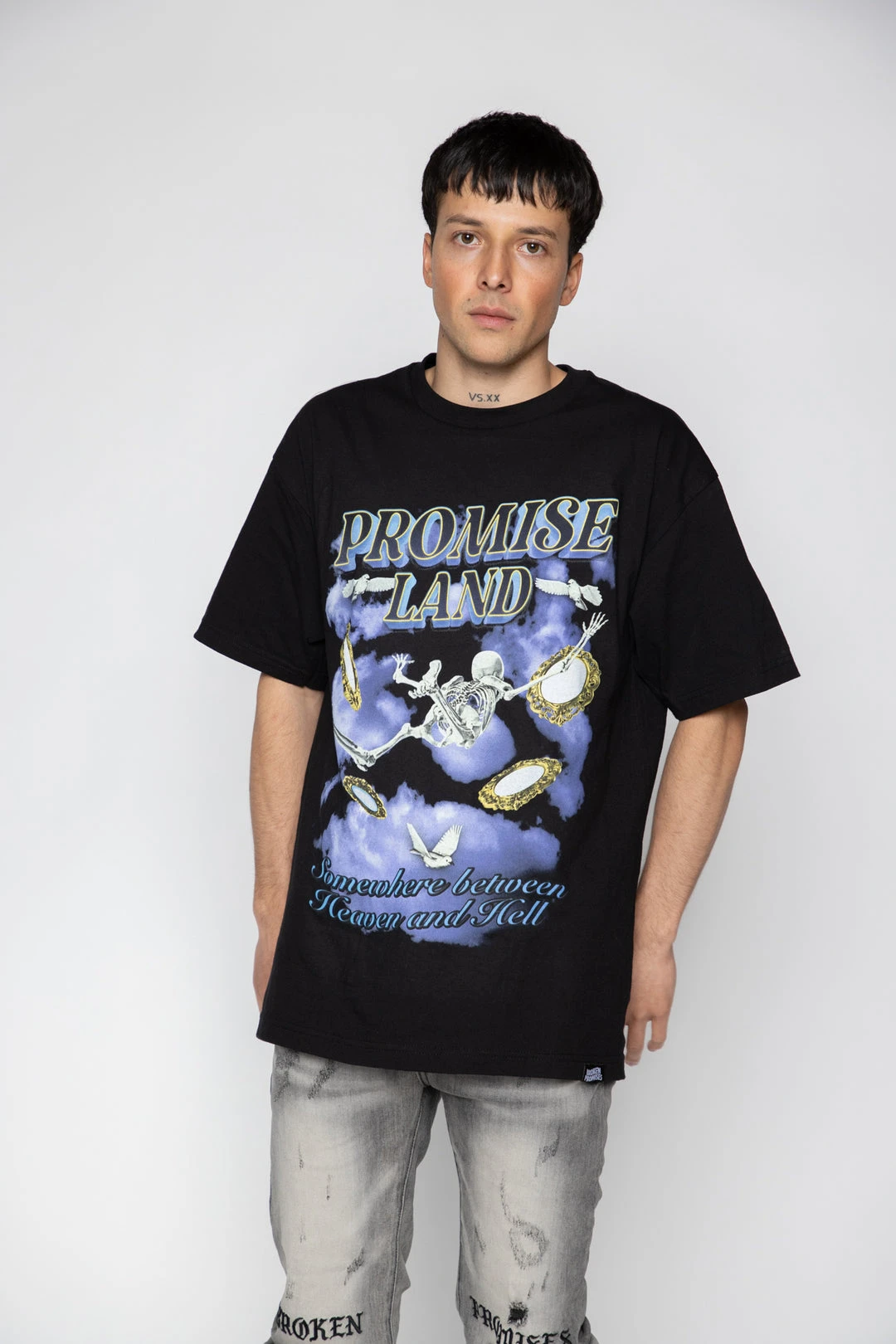 BROKEN PROMISES Shirts Self Reflection Tee Black