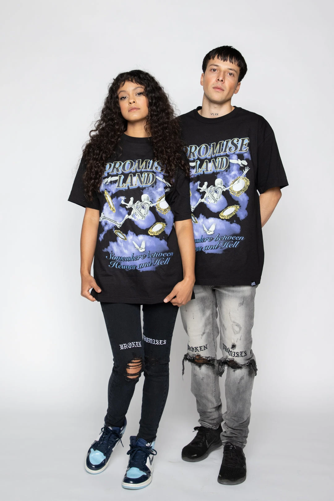 BROKEN PROMISES Shirts Self Reflection Tee Black