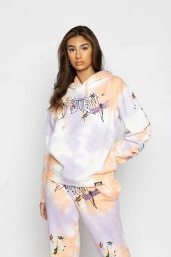CASH Dragonflies Tie Dye Hoodie Hoodies