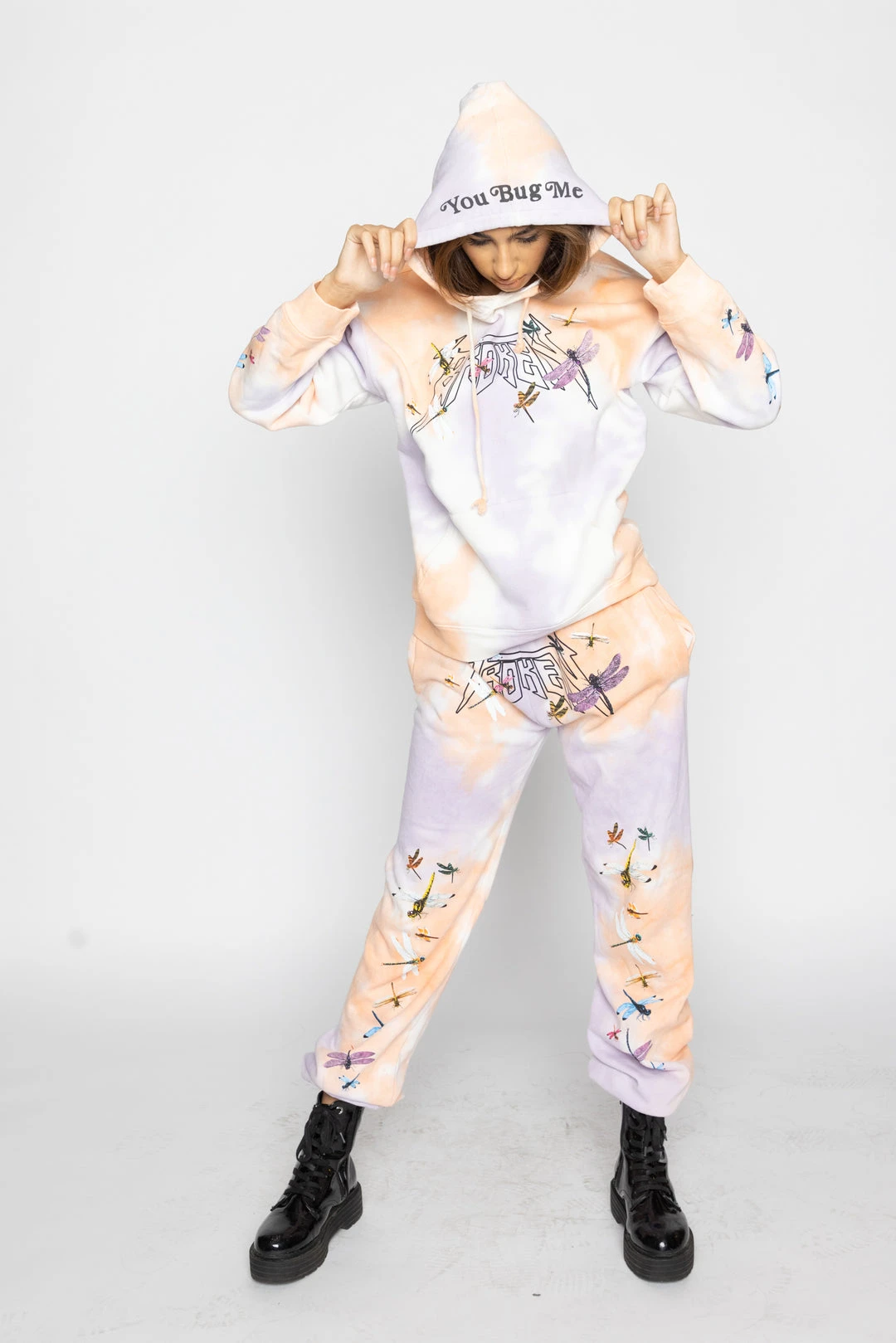 CASH Dragonflies Tie Dye Sweatpants