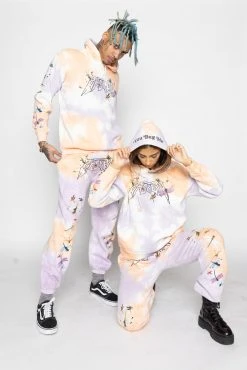 CASH Dragonflies Tie Dye Hoodie Hoodies