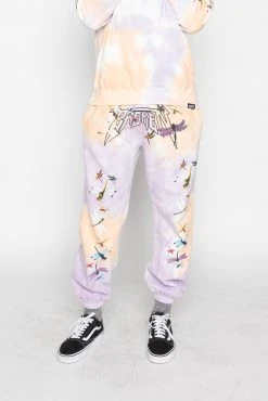 CASH Dragonflies Tie Dye Sweatpants