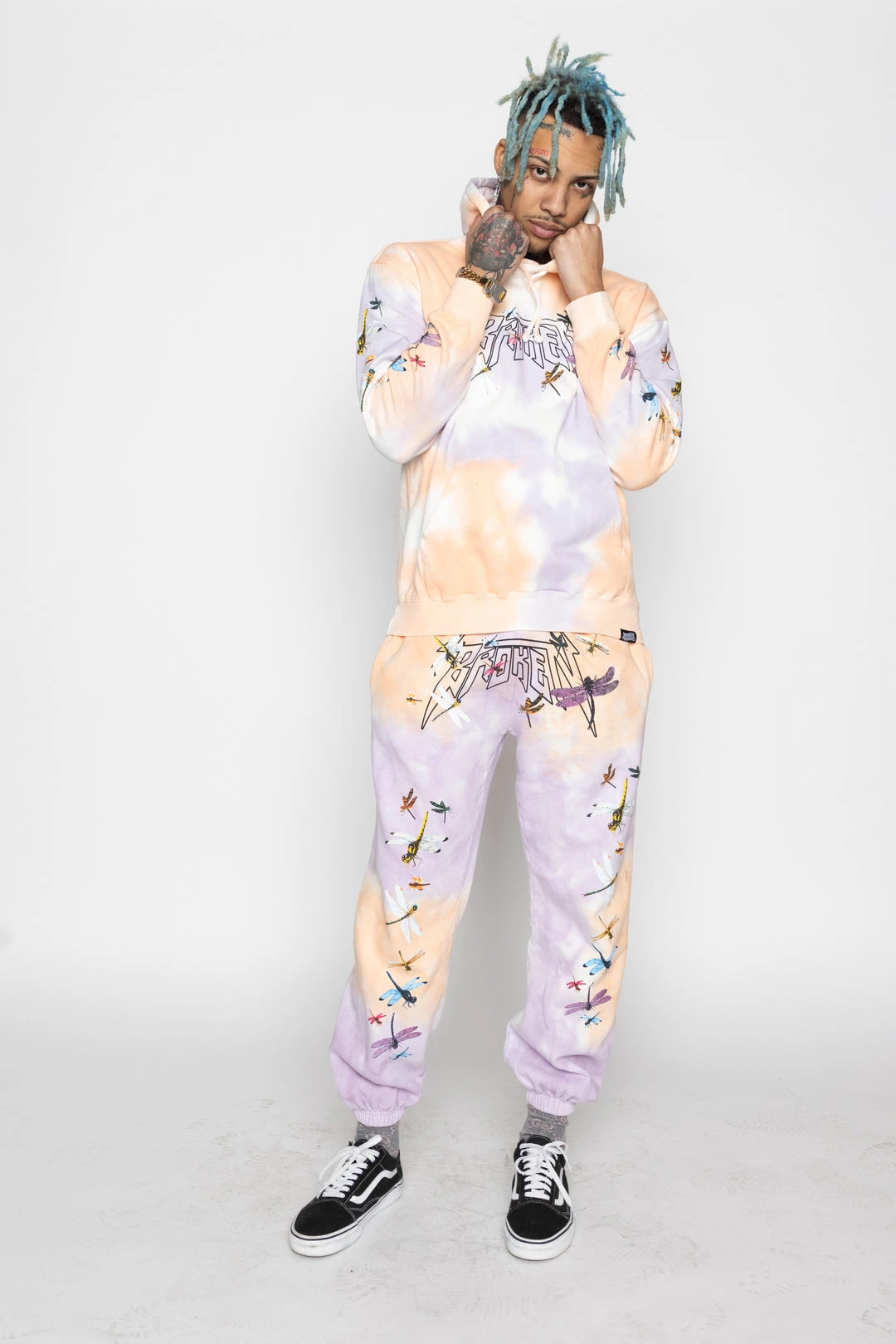 CASH Dragonflies Tie Dye Sweatpants