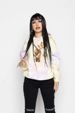 BROKEN PROMISES Wishing Well Tie Dye Hoodie