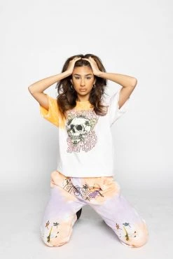 BROKEN PROMISES Bee So Heartless Tie Dye SST Orange/Pink