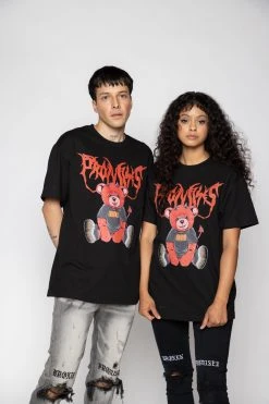 BROKEN PROMISES Shirts Damien S/S Tee Blk