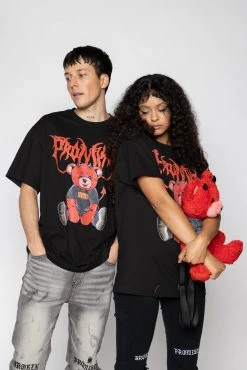 BROKEN PROMISES Shirts Damien S/S Tee Blk