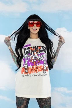 BROKEN PROMISES Love Trip Tee Natural - BPxYH