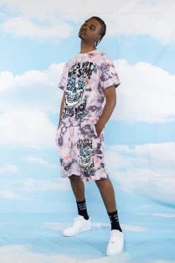 BROKEN PROMISES Shirts Magical Mushrooms Crystal Wash Tee - BPxYH