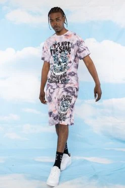 BROKEN PROMISES Shirts Magical Mushrooms Crystal Wash Tee - BPxYH