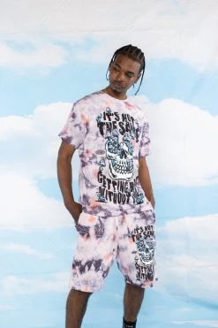 BROKEN PROMISES Shirts Magical Mushrooms Crystal Wash Tee - BPxYH