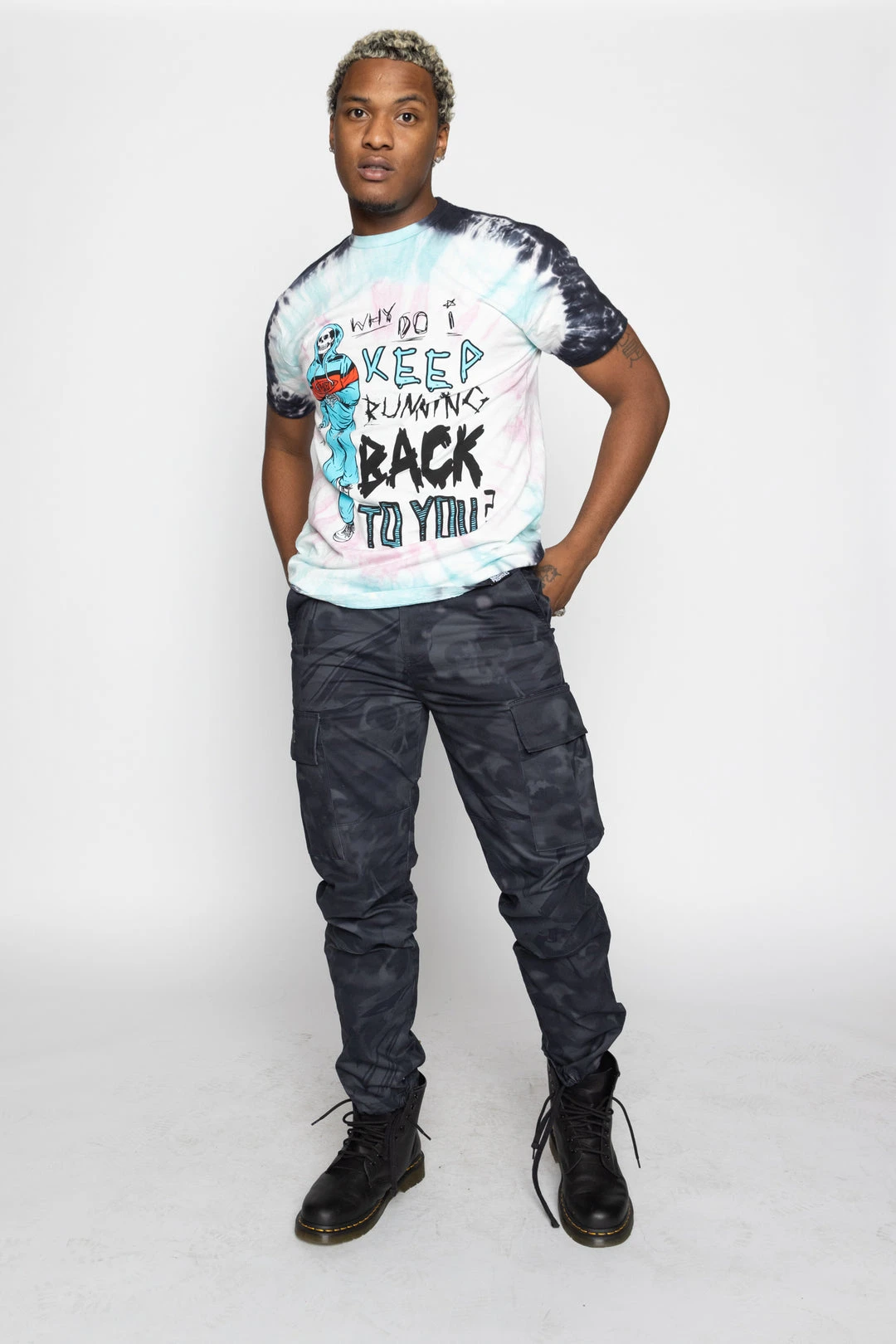 CASH Shirts Back To You Tie Dye Tee Multi