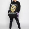 BROKEN PROMISES Championship Ring Tie Dye Hoodie Blk/Purple