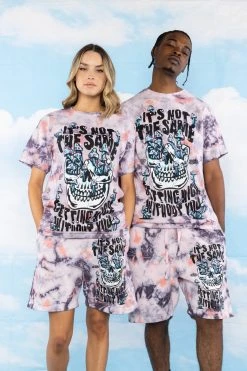 BROKEN PROMISES Shirts Magical Mushrooms Crystal Wash Tee - BPxYH