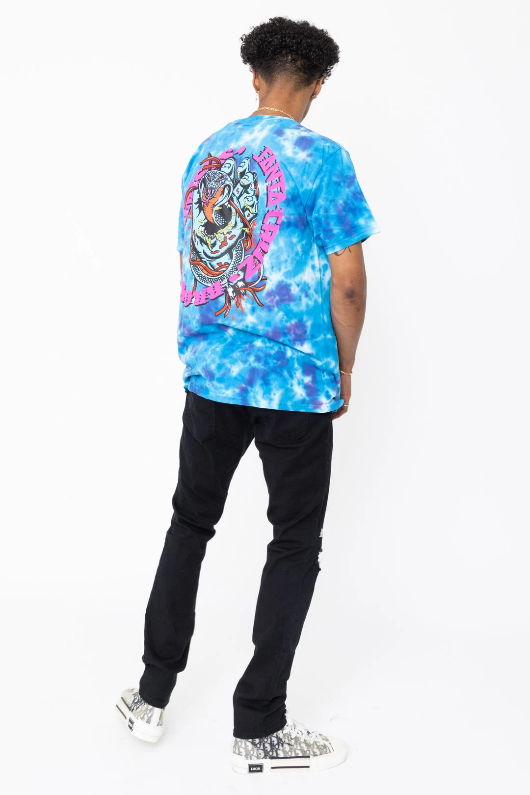 BROKEN PROMISES Shirts BP X SC Striker Dye Tee Blue