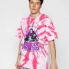 BROKEN PROMISES Mixed Emotions Tie Dye Tee Pink