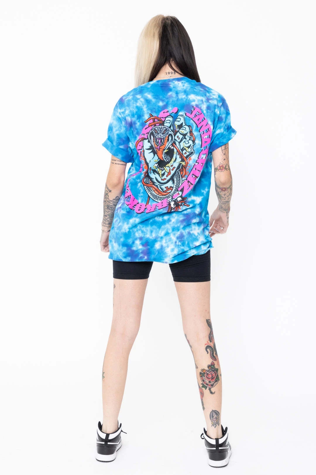 BROKEN PROMISES Shirts BP X SC Striker Dye Tee Blue