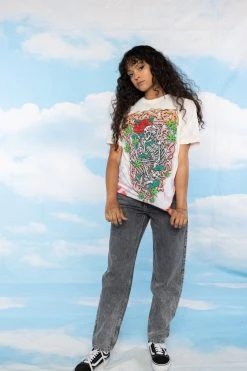 BROKEN PROMISES Up In Smoke V-Dye S/S Tee - BPxYH Shirts