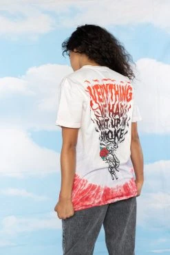 BROKEN PROMISES Up In Smoke V-Dye S/S Tee - BPxYH Shirts