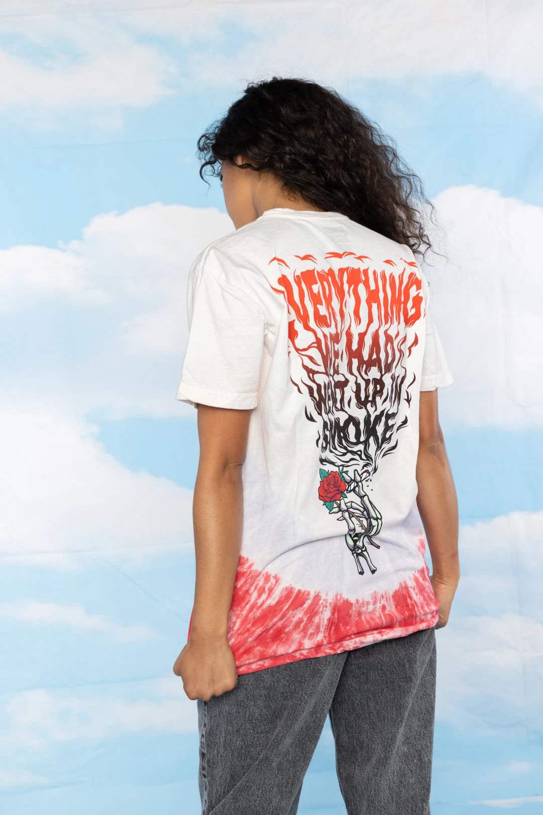 BROKEN PROMISES Up In Smoke V-Dye S/S Tee - BPxYH Shirts