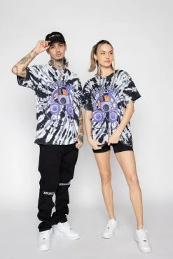 CASH Playlist Tie Dye Tee