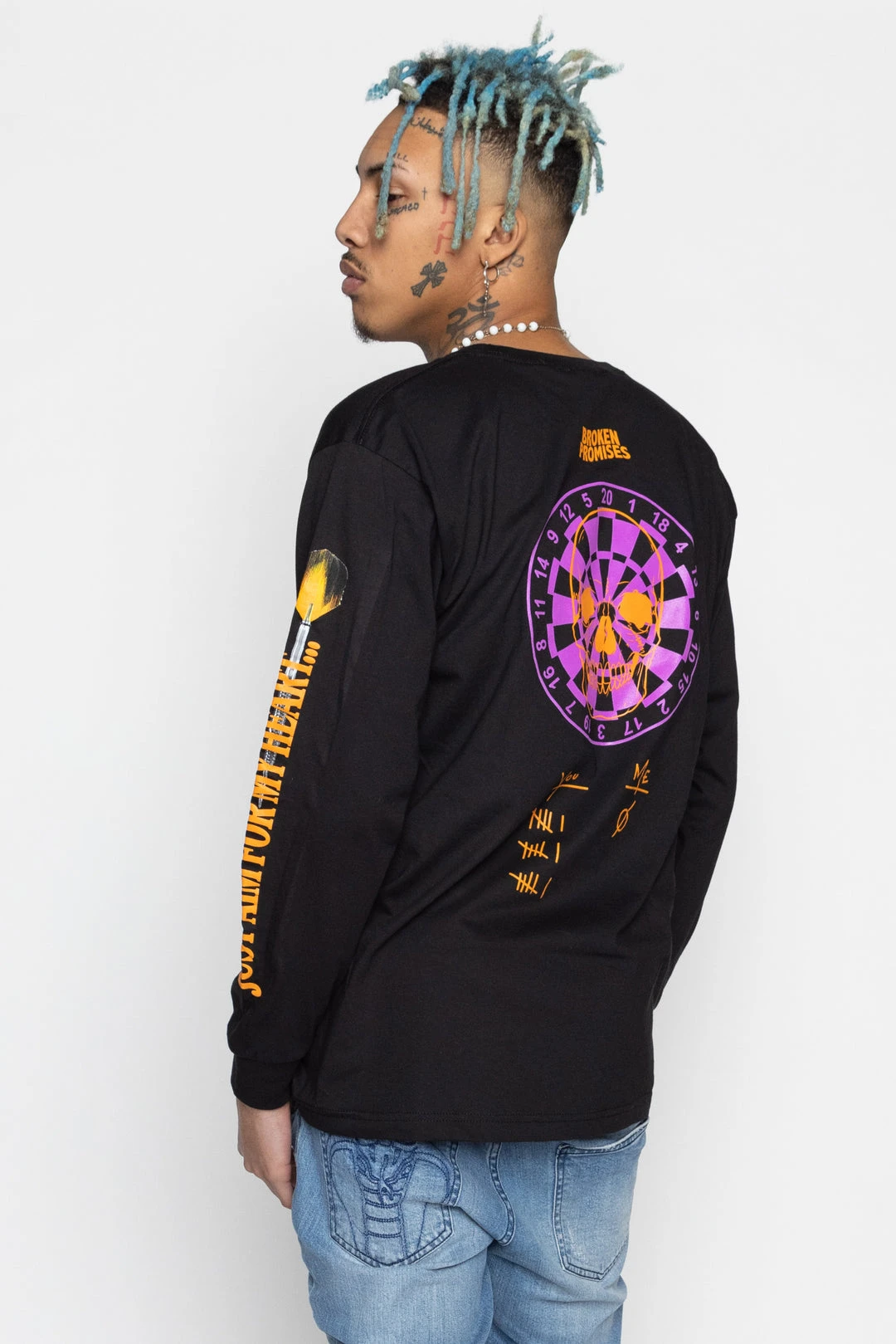 BROKEN PROMISES Shirts Shoot Your Shot L/S Black