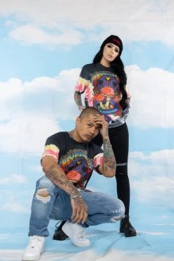 BROKEN PROMISES Serpent's Kiss V-Dye Tee - BPxYH Shirts