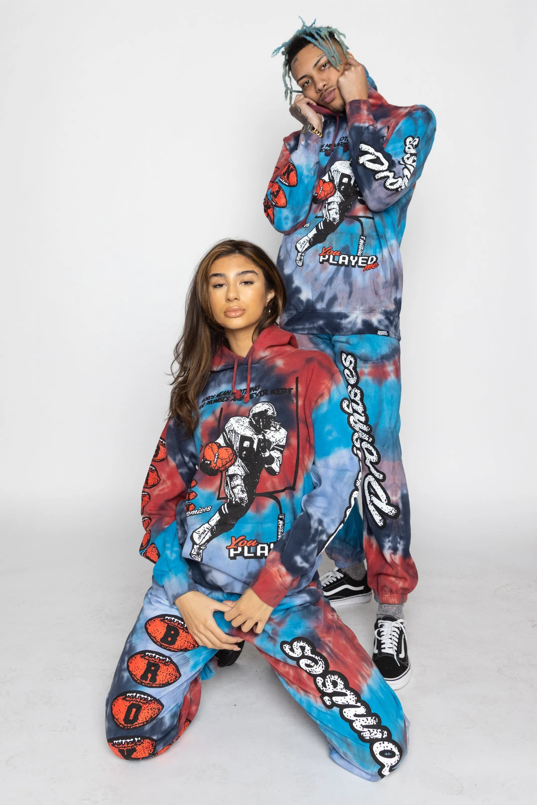 CASH Runningback Tie Dye Hoodie