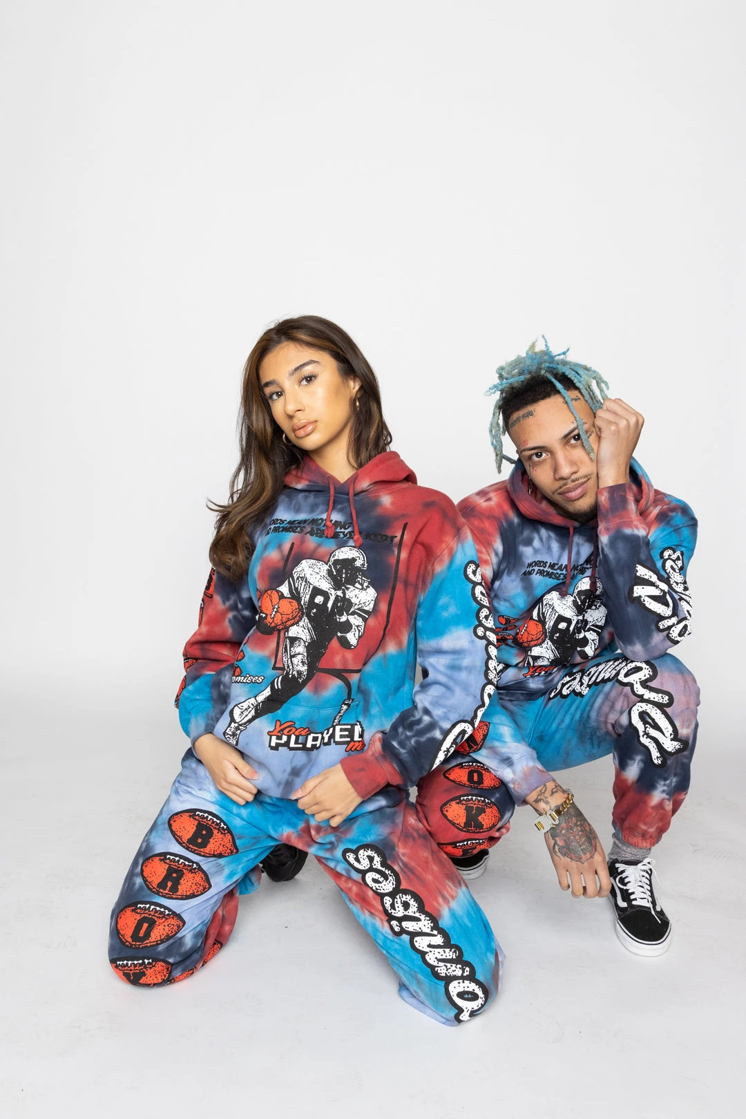 CASH Runningback Tie Dye Hoodie