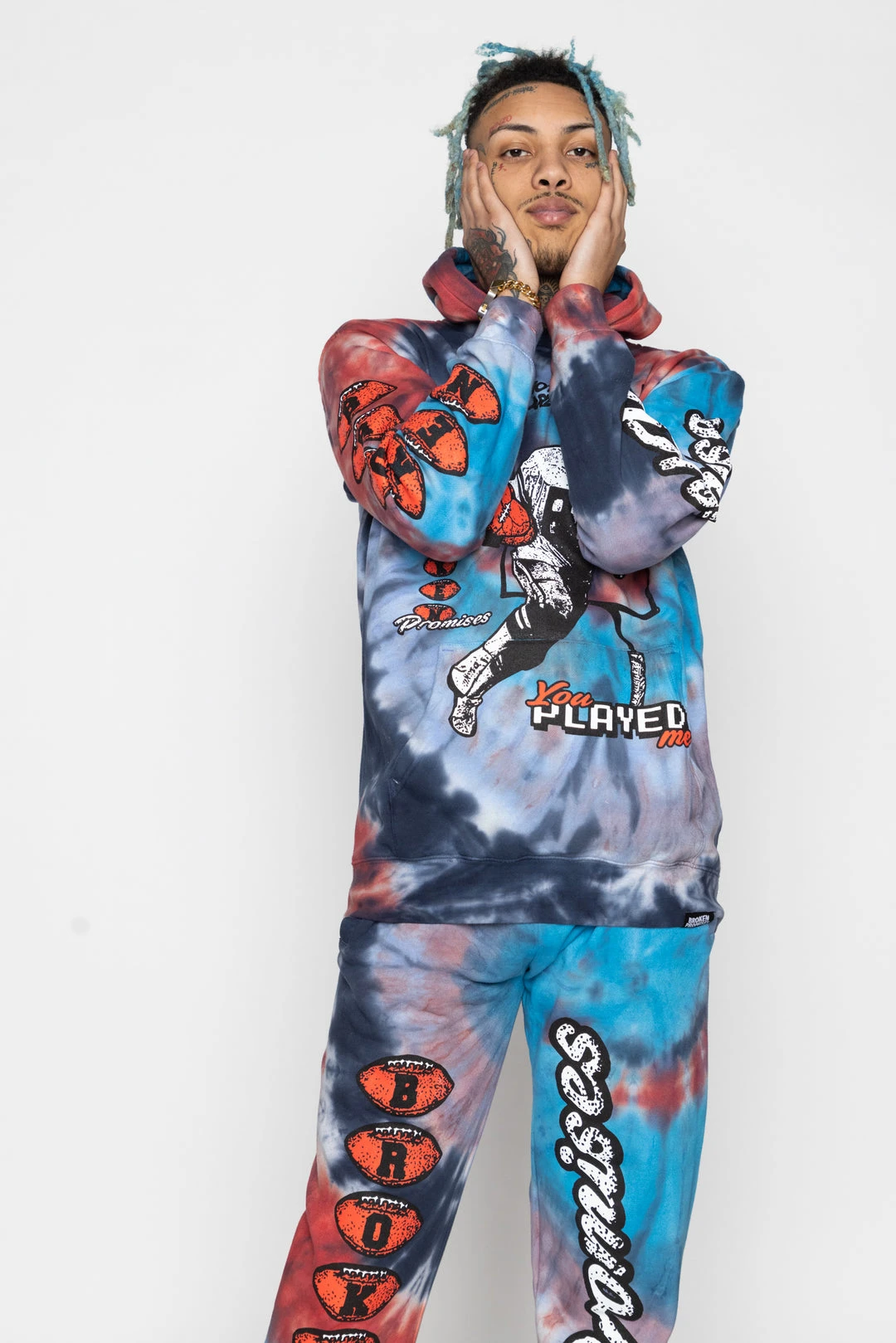 CASH Runningback Tie Dye Hoodie