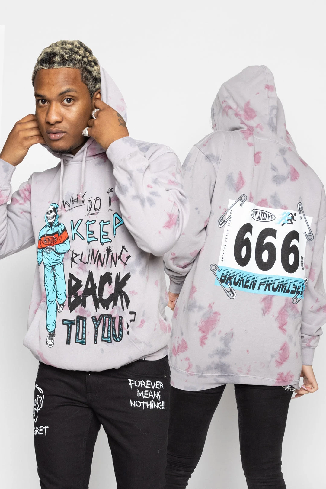 CASH Back To You Tie Dye Hoodie