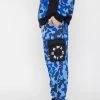 BROKEN PROMISES Demon Camo Sweatpants - Blue
